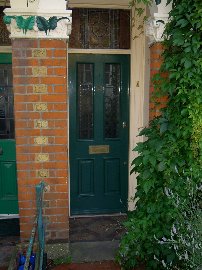Victorian entrance door